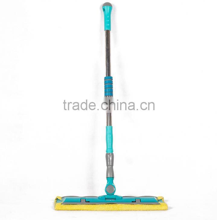 Plastic Pole Material and viscose&polyester Mop Head Material Easy Mop