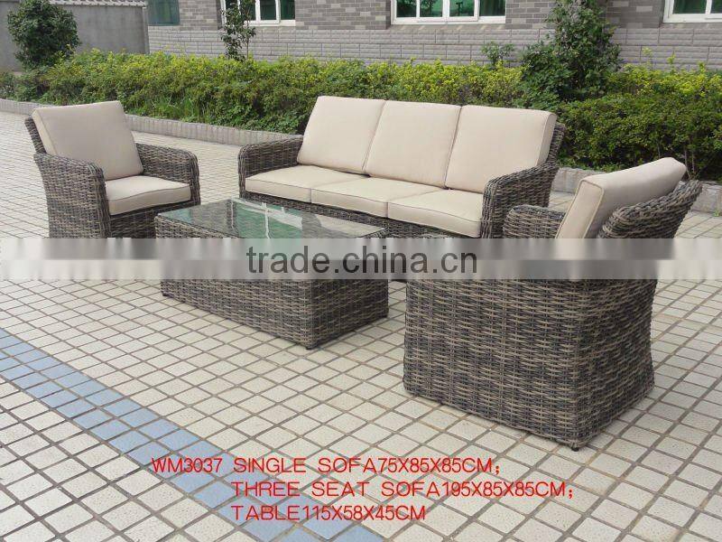 outdoor rattan sofa set