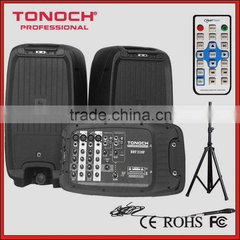 TONOCH 10 inch combo speaker (one mixer with two passive speaker)