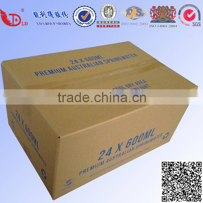 Colorful carton beverage box with the custom design and good quality