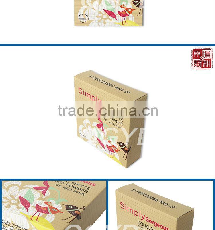 recycled foldable paper face cream box