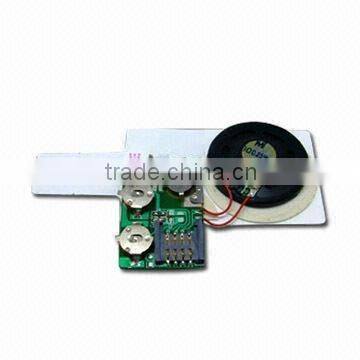 Cheapest sound module for greeting card