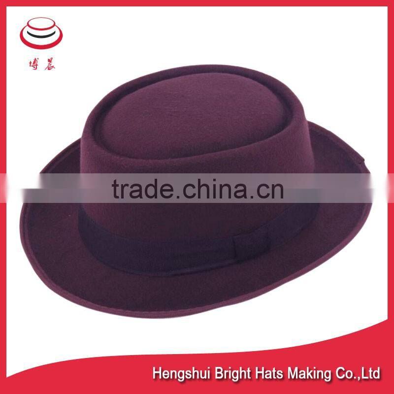 Porkpie or Pig Pie Pork Pie 100% Wool Felt Hats