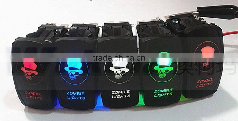 Sealed rocker switch of bumper light bar suited for Marine, Off -Road, 4x4 ATV and Motorcycle