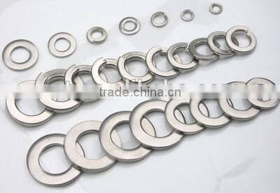 China mainland all atandard size Factory carbon steel thin flat washer DIN125