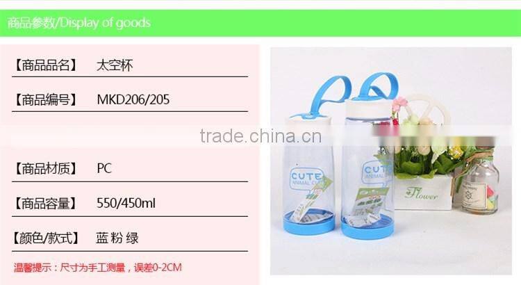 BPA free plastic bottles