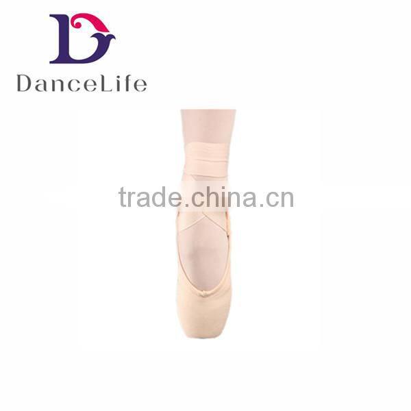S5111 ballet pointe shoes canvas pointe dance shoes factory ballet pointe shoes for sale