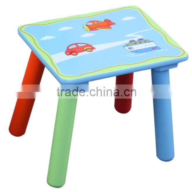 Wooden kids table and chairs with dimensions