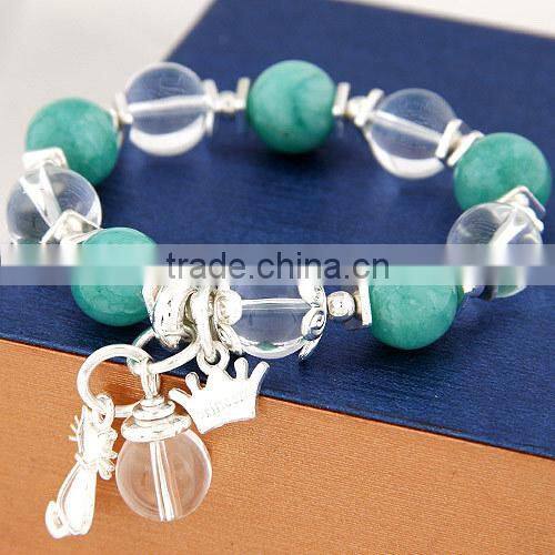 2015 fashion bracelet jewelry, bracelet for sale, crystal bead bracelet