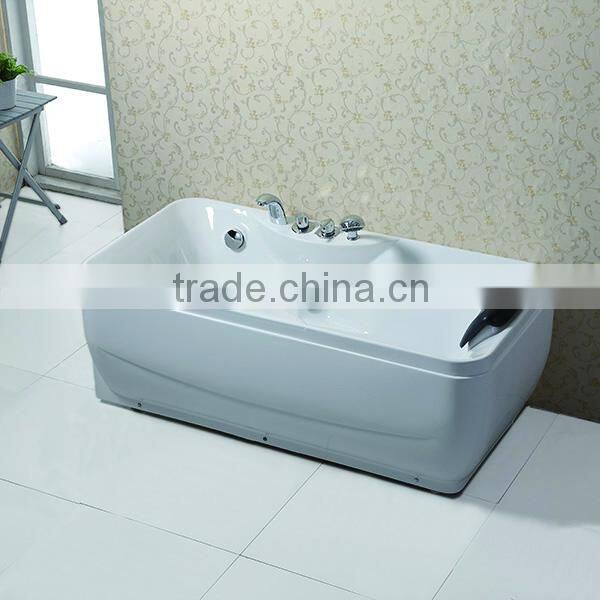 jetted spa bathtub with hand control systems