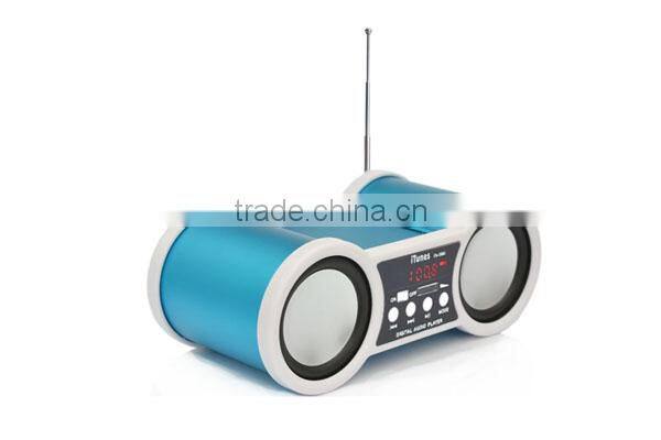 Robot-158uTelescope Card Speaker,USB Music Speaker, Hi-Fi Stereo Portable Fm Radio