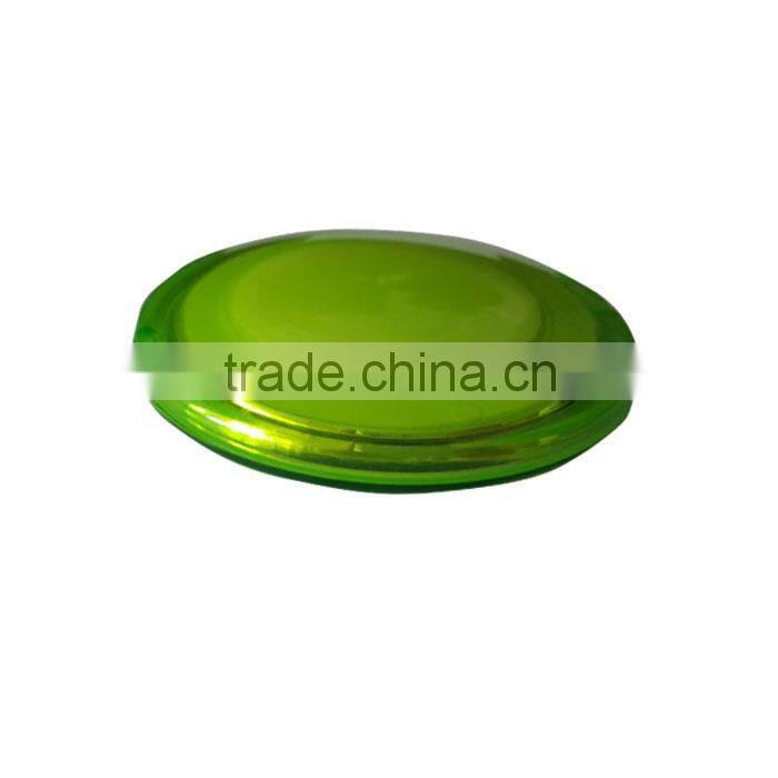 Plastic folding Double Sides small round makeup Mirror