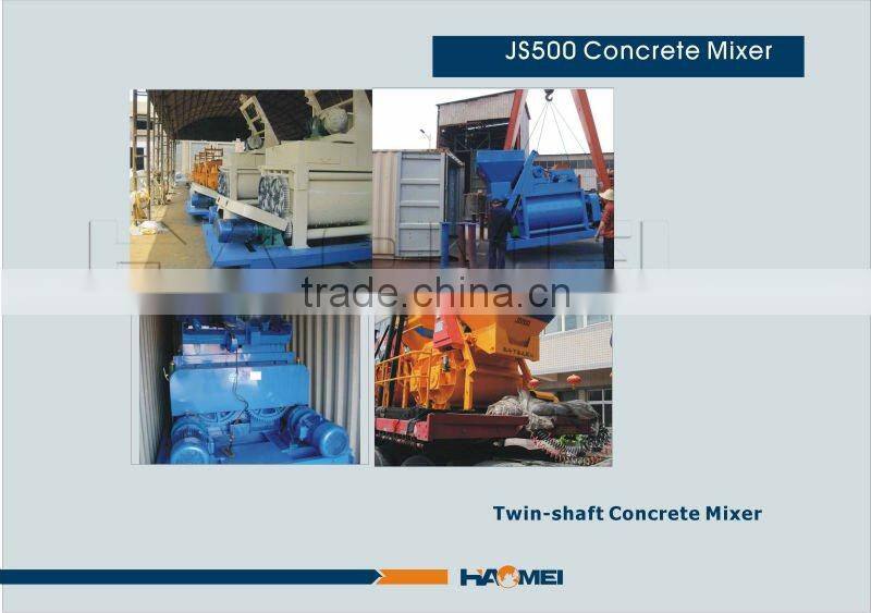 JS500 mezcladora de hormigon de alta confiable