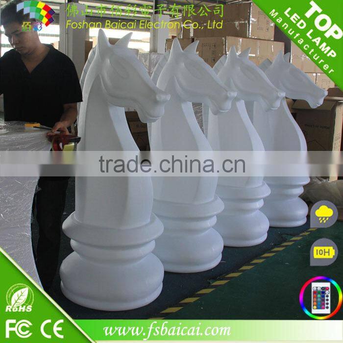 Led outdoor main gate giant chess