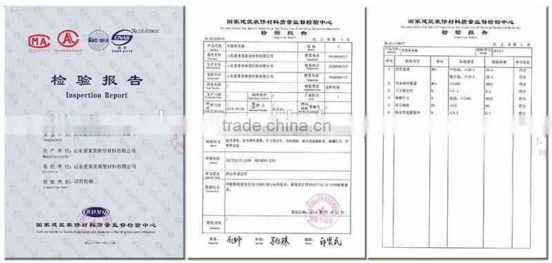 Colorful pvc building material interior/exterior /nailed /planing