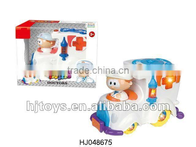 Electronics Activity Tractor With Light And Music, B/O Utility Vehicle Toys, Power-driven Toys Plastic Vehicle HJ117296