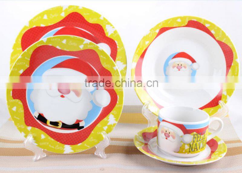 christmas porcelain dinner set/ceramic dishes/american style dinnerware