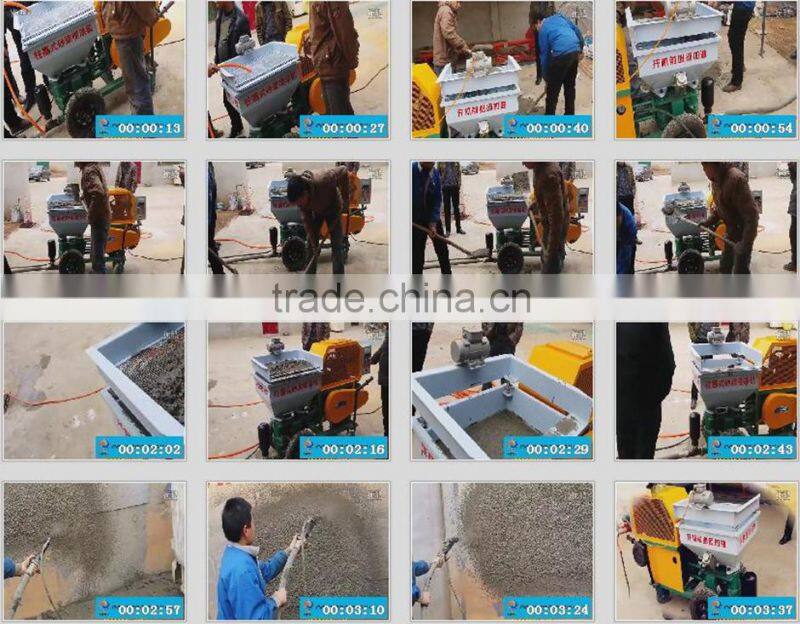 Professional factory piston type building mortar spray machine, paint cement machine for wall