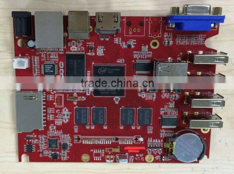 Android tv box ShenZhen,smart tv full hd 1080p porn video android tv box 4.2.2 ,customized RTC battery /SATA/VGA port/6 *USB