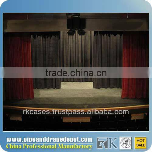 Aluminum motorized stage curtains track