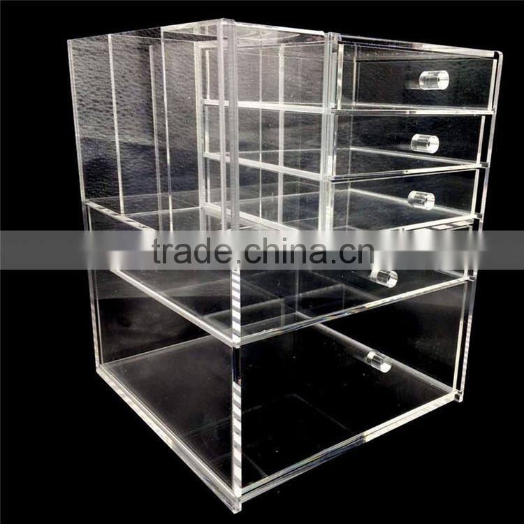 2016 hottest selling acrylic drawers, acrylic makeup drawers, acrylic storage drawers