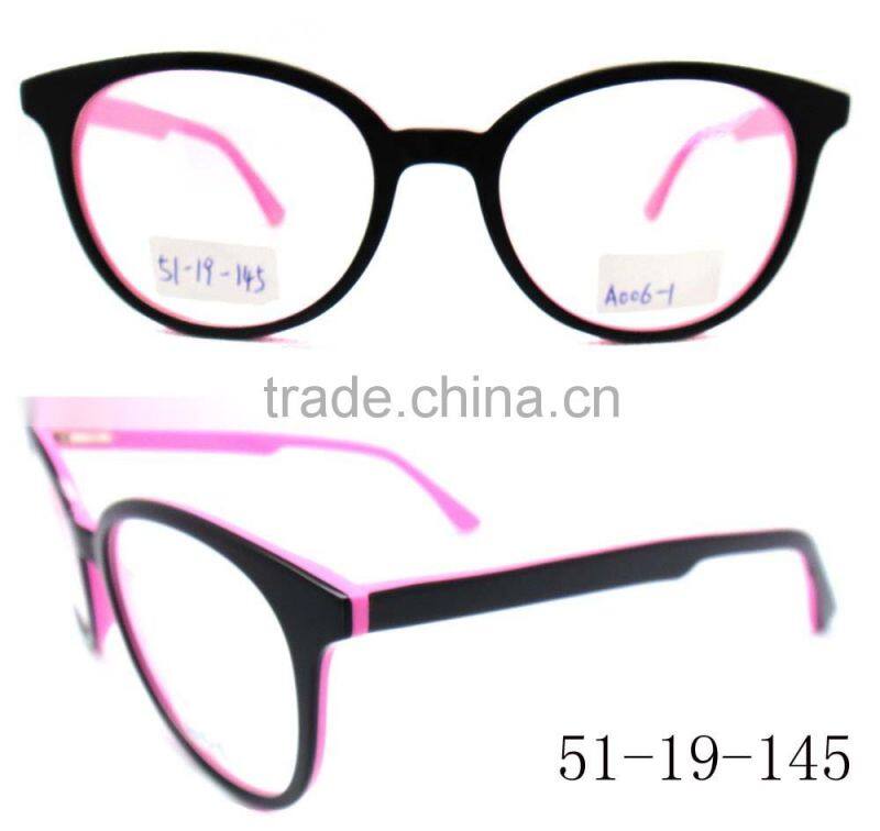 Wholesale new style fashion thinner acetate italian optical glasses