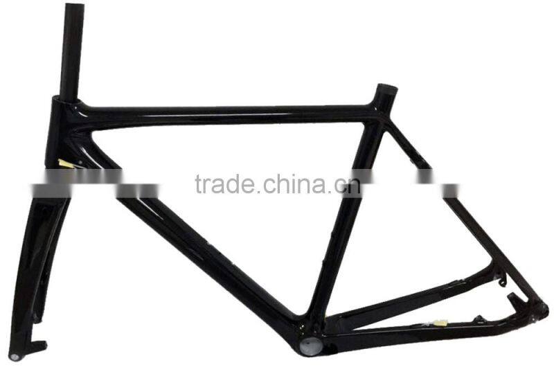 World Number Three Best Sale Di2 Carbon Bicycle Cyclocross Frame Fork, Carbon CX Frame Thru Axle