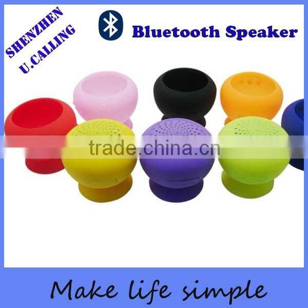 Cheap Gift Mini Wireless Suction Bluetooth Speaker for Portable Device