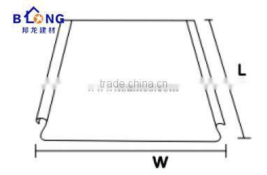 S edge shape aluminum strip ceiling