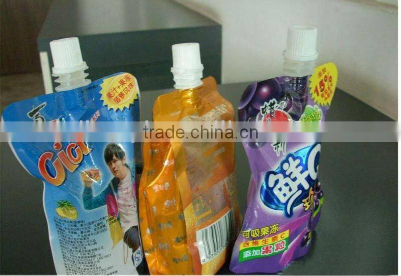 high quality juice drink pouch with spout liquid pouches