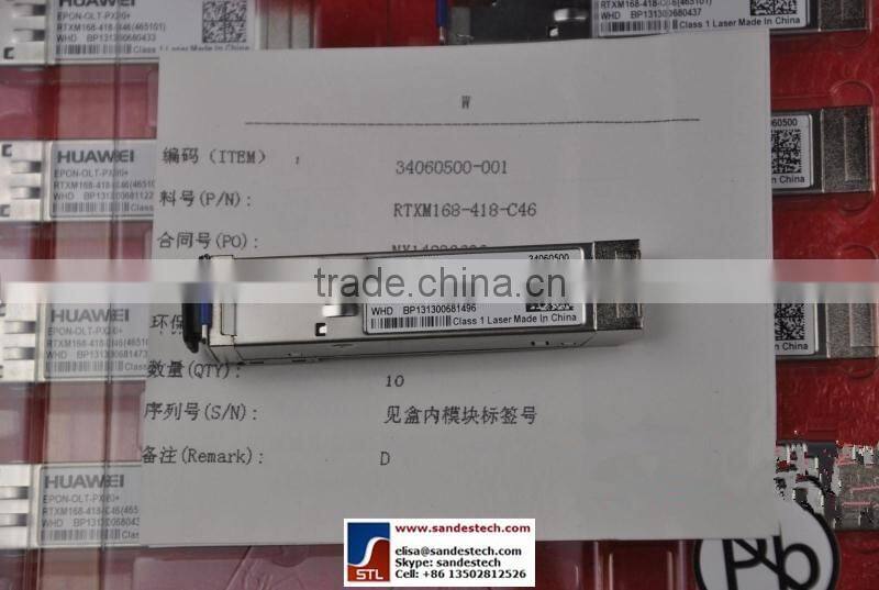 Huawei EPON-OLT-PX20+ 34060500 RTXM168-418-C46 transceiver for Huawei EPBD EPFD MA5680T MA5608T MA5683T