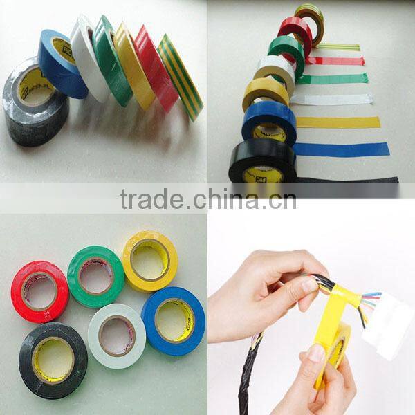 Black PVC adhesive tape electrical insulator tape
