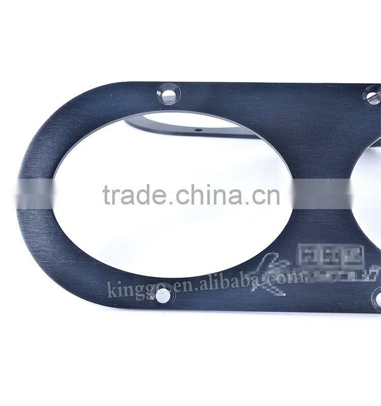 new arrival 2016 rear fender simulation chrome muffler sticker