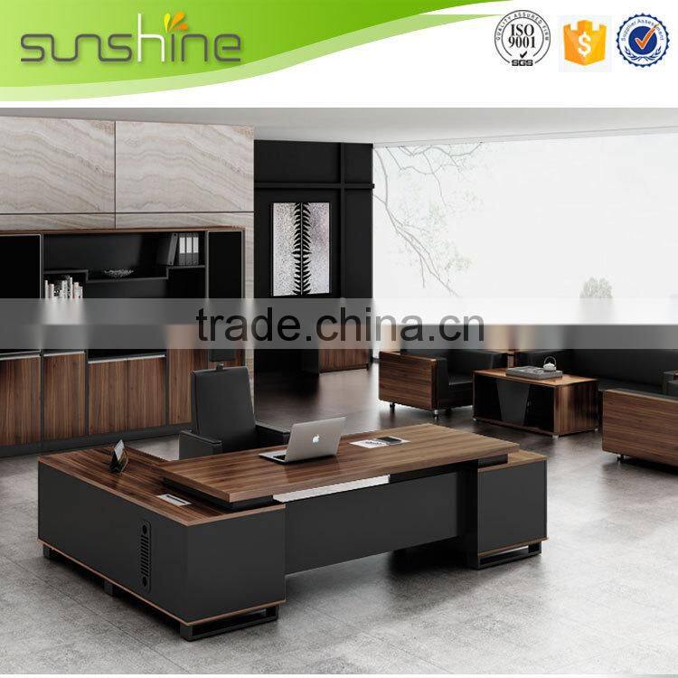 Newest promotional fancy executive office glass desk