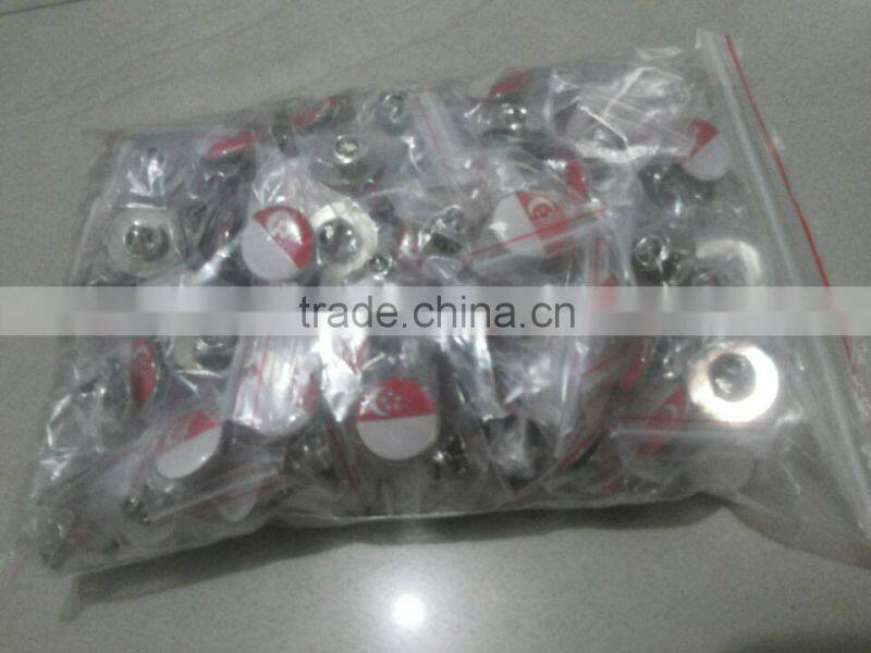 Factory price custom metal round enamel lapel pin badge