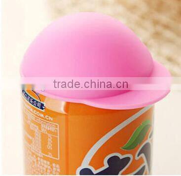 Fashion Candy colorful Hat Silicone Bottle Lid