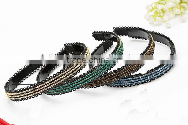 small beads bow korean ribbon hair clip, grosgrain ribbon hair clip