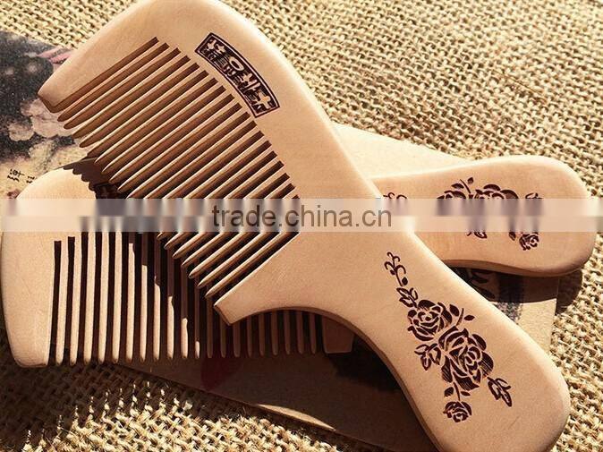 Popular wholesale wood comb hand made wood comb