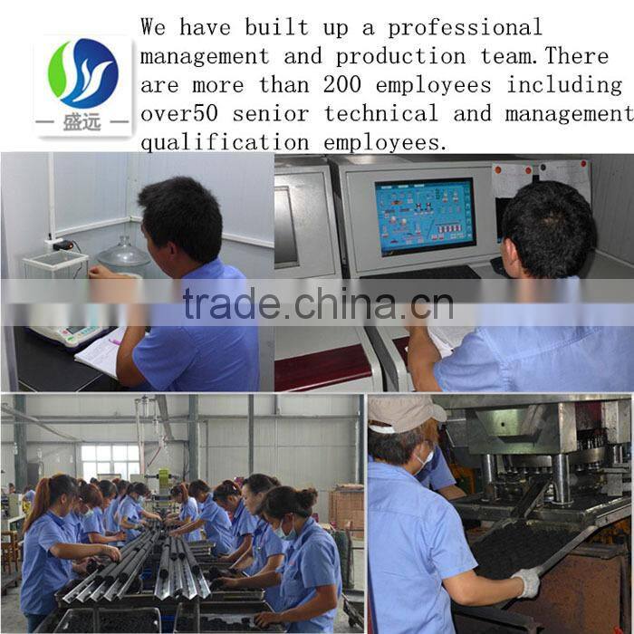 100pc/box instant light 33mm Al Fakher quality briquette shisha charcoal with A shape