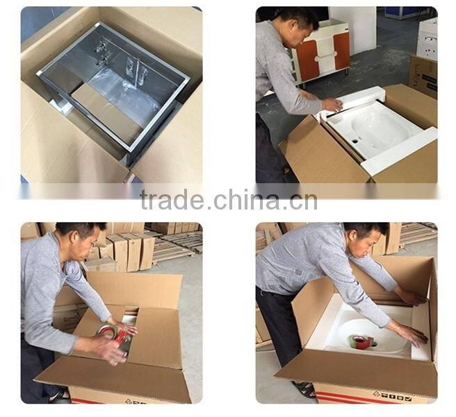 Alibaba Best Sellers French Cheap Wooden Antique Knock Down Bathroom Vanity Cabinet
