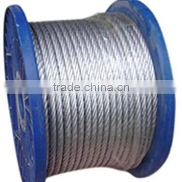 Plastic reel steel wire rope 6x7