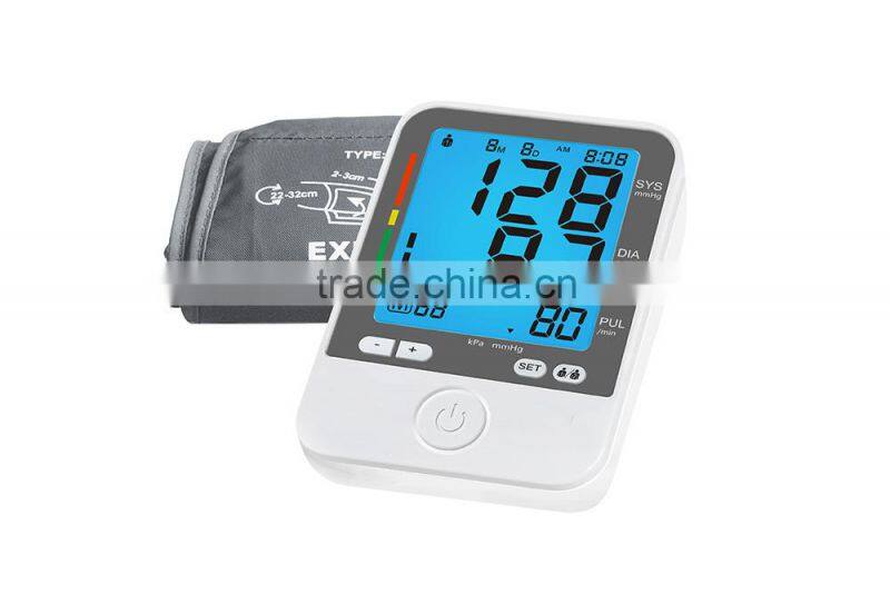 Arm Cuff digital LCD display home care blood pressure monitor