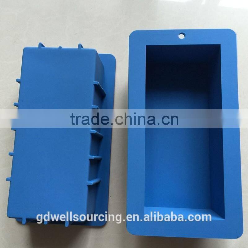Rectangular Silicone Soap Mold Homemade 1000ml Soap Produce Soap DIY Soap Making Mould square Silicone Toast french Bread Pan