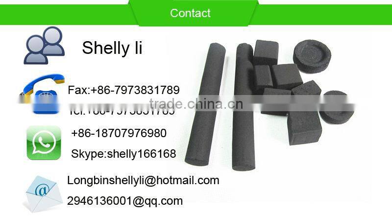 3pcs /bar Long burning time more than 90mins Nature Coconut shell silver charcoal