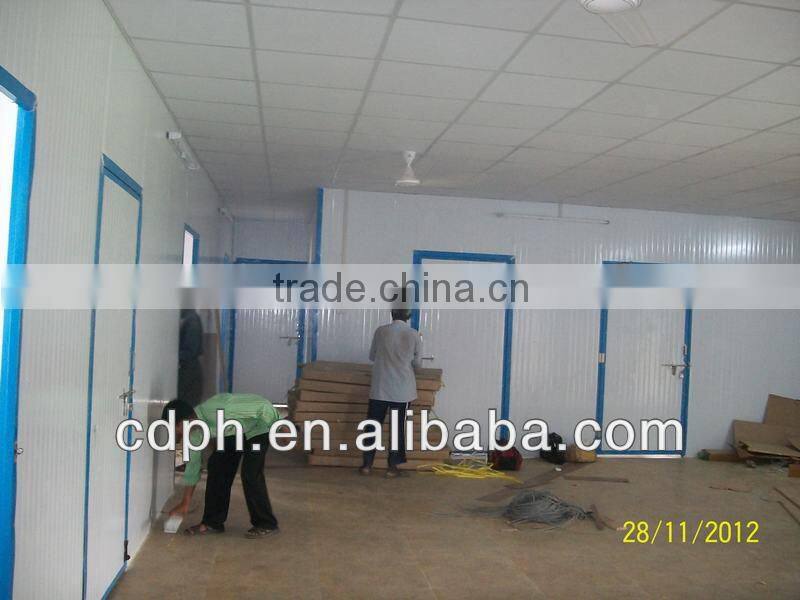 China alibaba worker dormitory design, Made in China prefabricated site office design, China supplier sandwich panel house