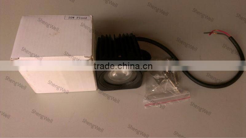 ShengWell Auto 10W CREE led work light DC9--32V IP67 auto led work light