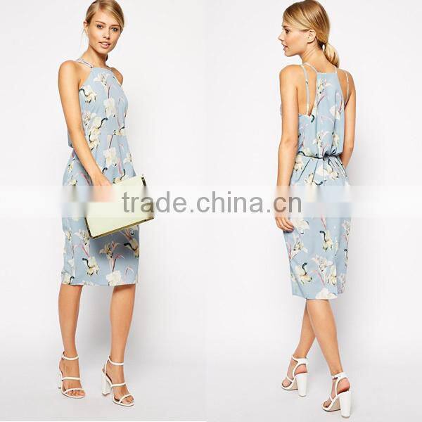 2015 New Design Women Fashion Models of Dresses to The Knee