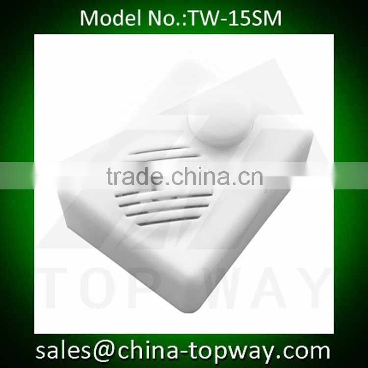 Battery powered white housing sound box for POP display