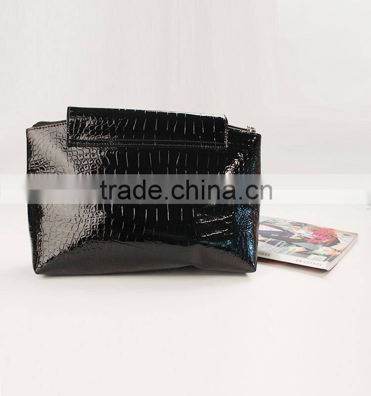 Hot New Bright Stone Pattern PU Leather Clutch Bag For Women