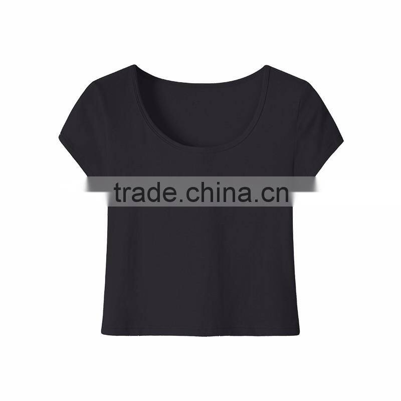 China garment supplier wholesale cotton women spport fitness wear t-shirts/shirts
